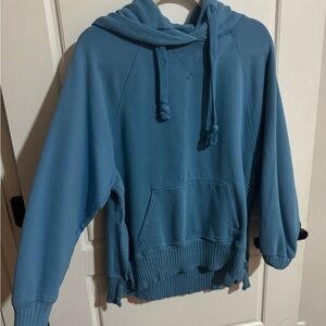 American Girl Teal Women's Hoodie Sweater